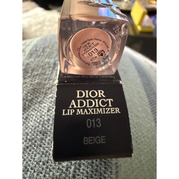 NIB DIOR Addict Lip Maximizer Plumping Gloss 013 Beige - Picture 3 of 4